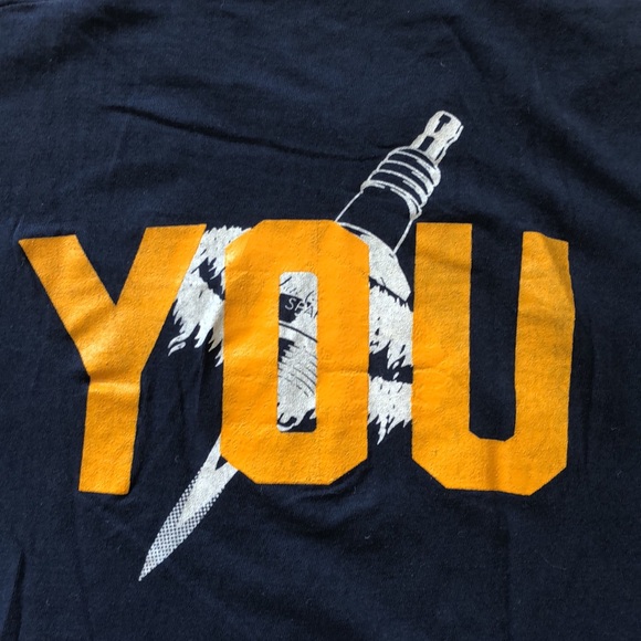 Vintage spark plug design dark blue tee shirt - Picture 5 of 8